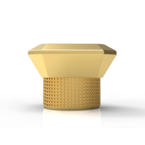 Buy cheap Luxurious And Generous Zamak Perfume Caps Polished Or Deburring from wholesalers