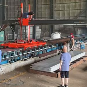 Buy cheap Customization Automatic Palletizer Machine Floor Mounted Slate Palletizing Equipment from wholesalers