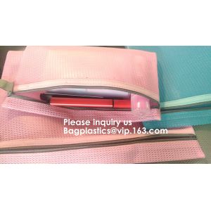 Buy cheap Custom Logo Size Toiletry Storage File Nylon Mesh Zipper Bag,Document mesh Bag Zip File Bag for Cosmetics Offices Suppli from wholesalers