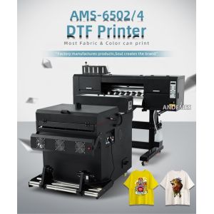 Buy cheap Multicolor CMYKW A1 DTF Printer TWO I3200 Printing Machine for 60cm T-shirt Pet Film from wholesalers