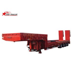 Buy cheap 4 Axles Extendable Semi Trailer Front And Rear Hydraulic Type With Hidden Tires from wholesalers