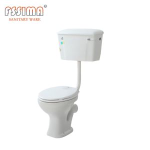 Buy cheap High Efficiency Dual Flush 2 Piece Toilet Bowl Elongated 470x360x400mm product