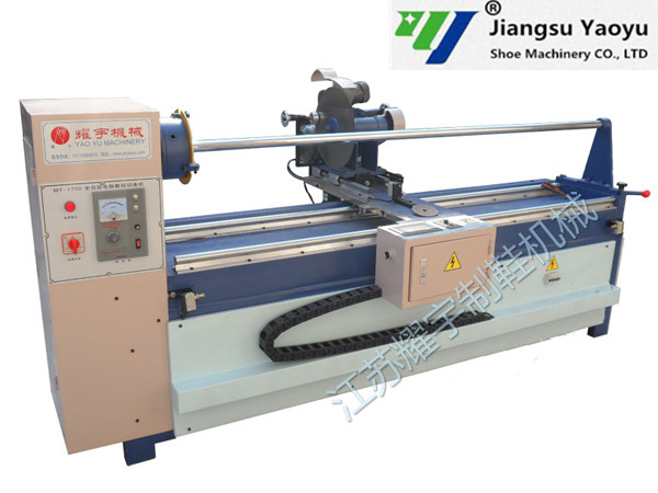 Buy cheap High Efficiency Fabric Roll Cutter Slitting Machine Dual Motor 1700mm Width 350mm blade from wholesalers