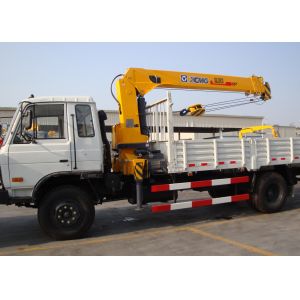 Buy cheap 6.3T Durable Heavy Things Lifting Telescopic Boom Truck Mounted Crane from wholesalers
