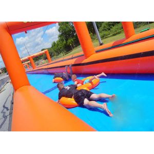Buy cheap Orange Commercial Giant Inflatable Water Slide Fire Resistant Customized from wholesalers