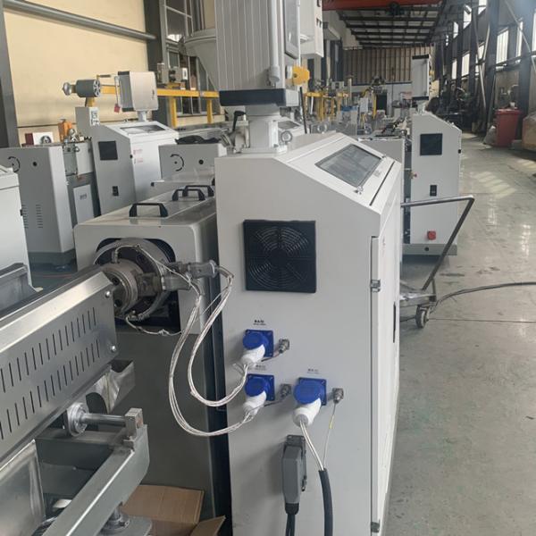 Quality 150kg/H Plasticization PVC Polyethylen Extrusion Line Single Screw for sale