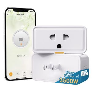 Buy cheap Tuya Smart Plug 16A WiFi Socket with Timing Power Monitor and Alexa Google Home Smart Life Integration for Smart Home Automation from wholesalers