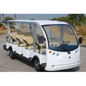 11 Seater Electric Shuttle Car With Curtis Controller For Hotel Reception 72V /