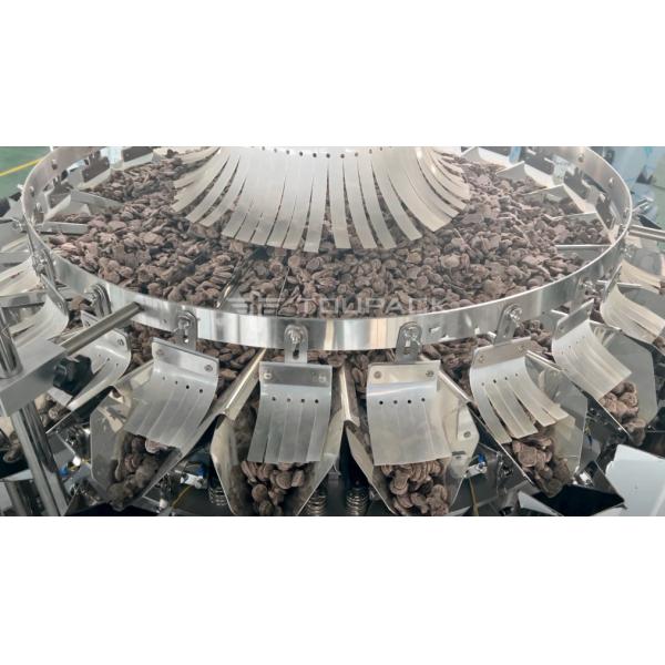 Automatic Vertical Multihead Weigher Filling Chocolate Coffee Bean Packing Machine