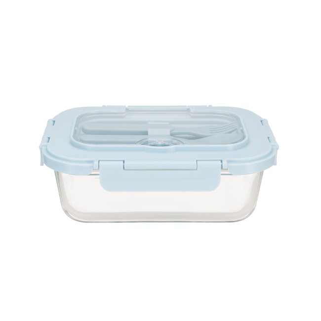 Buy cheap High Borosilicate Glass Lunch Box with Leak-Proof Lid and Microwave Safe Food Storage Container from wholesalers
