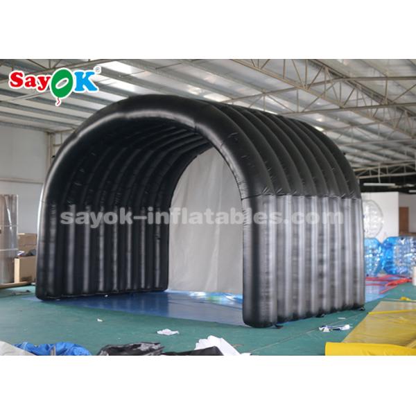 Go Outdoors Inflatable Tent Black Tunnel Entrance Inflatable Air Tent For Outdoor Sports Meeting