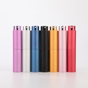 Buy cheap Engraving Surface 5ml 8ml 10ml Mini Empty Clear Spray Bottle Refillable Glass Perfume Sample Atomizer Tester for Perfume from wholesalers