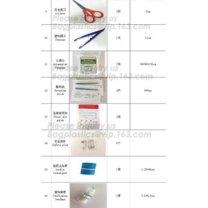 Buy cheap Universal Sterile Disposable Surgical Pack,Medical Kit use as Essential treatment supplies in each pack bagplastics pac from wholesalers