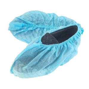 Disposable Anti Slip Shoe Covers PP Single Layer Elastic Opening