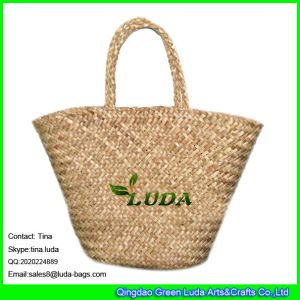 Buy cheap LUDA plain straw handbag seagrass straw make french straw bag from wholesalers