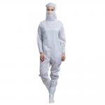 Buy cheap Electronic Industry White Anti Static Garments ESD Lab coats Stand Collar from wholesalers