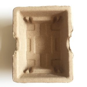 Biodegradable Cosmetic Bottle Packaging Pulp Container Molded Pulp Packaging