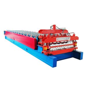 Buy cheap Middle Plate 16mm Steel Sheet Roll Forming Machine With Two Different Profile Design from wholesalers