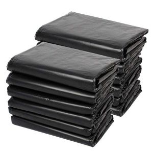 Buy cheap Plastic Flap Tie Trash Bags , Plastic Bin Bags Customized Color Embossing Surface from wholesalers