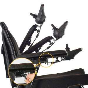 Buy cheap Lithium Battery Folding Wheelchair Lightweight With Brushless Motor from wholesalers