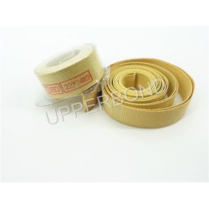 Buy cheap Custom Cigarette Spare Parts Yellow Garniture Tape With Glue from wholesalers