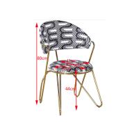 Buy cheap Wrought Iron Metal Legs 41cm Faux Leather Dining Chairs product