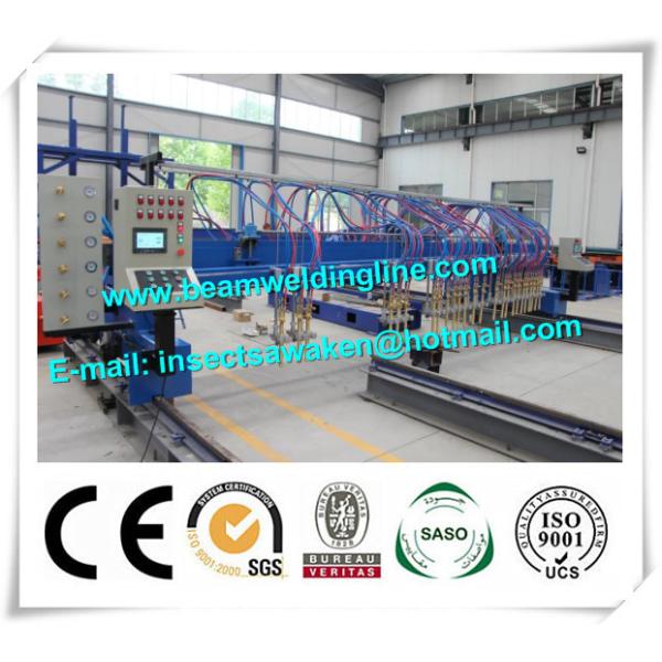 CNC H Beam Production Line Plasma And Flame Cutting Machine with numerical