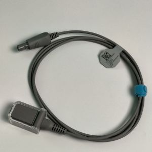 SHEC1 Blood Oxygen Probe Extension Cable 2M DB9 Adapter To LEMO Plug 6 Pin