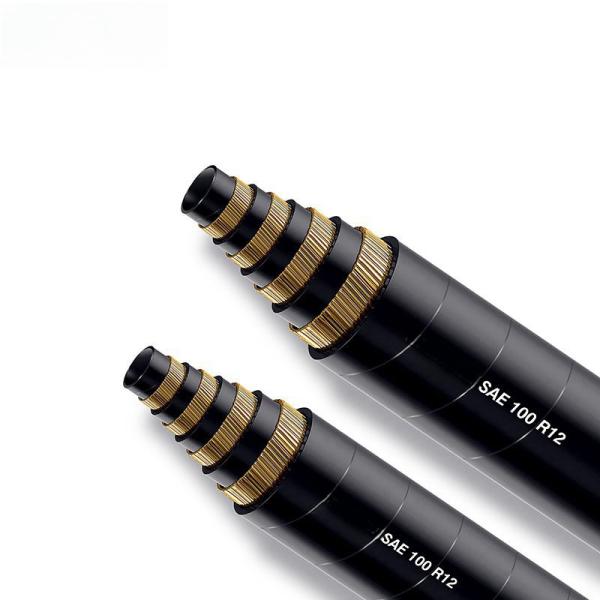 Buy cheap EN 856 4SH Steel Wire Spiral Hydraulic Hose Pipe With Solid Structure from wholesalers