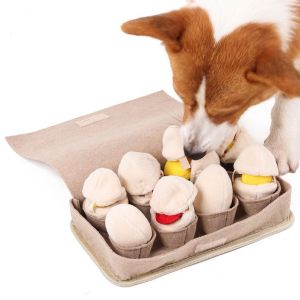 Egg Carton Interactive Pet Toys Dog Nosework Training Zoopollo