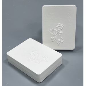 Recycled paper Wet Press Box Molded Pulp Packaging White Box