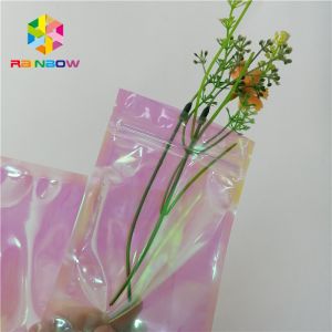 Buy cheap 3 Side Sealed Small PE Holographic  Pouches Custom Laser Printing from wholesalers