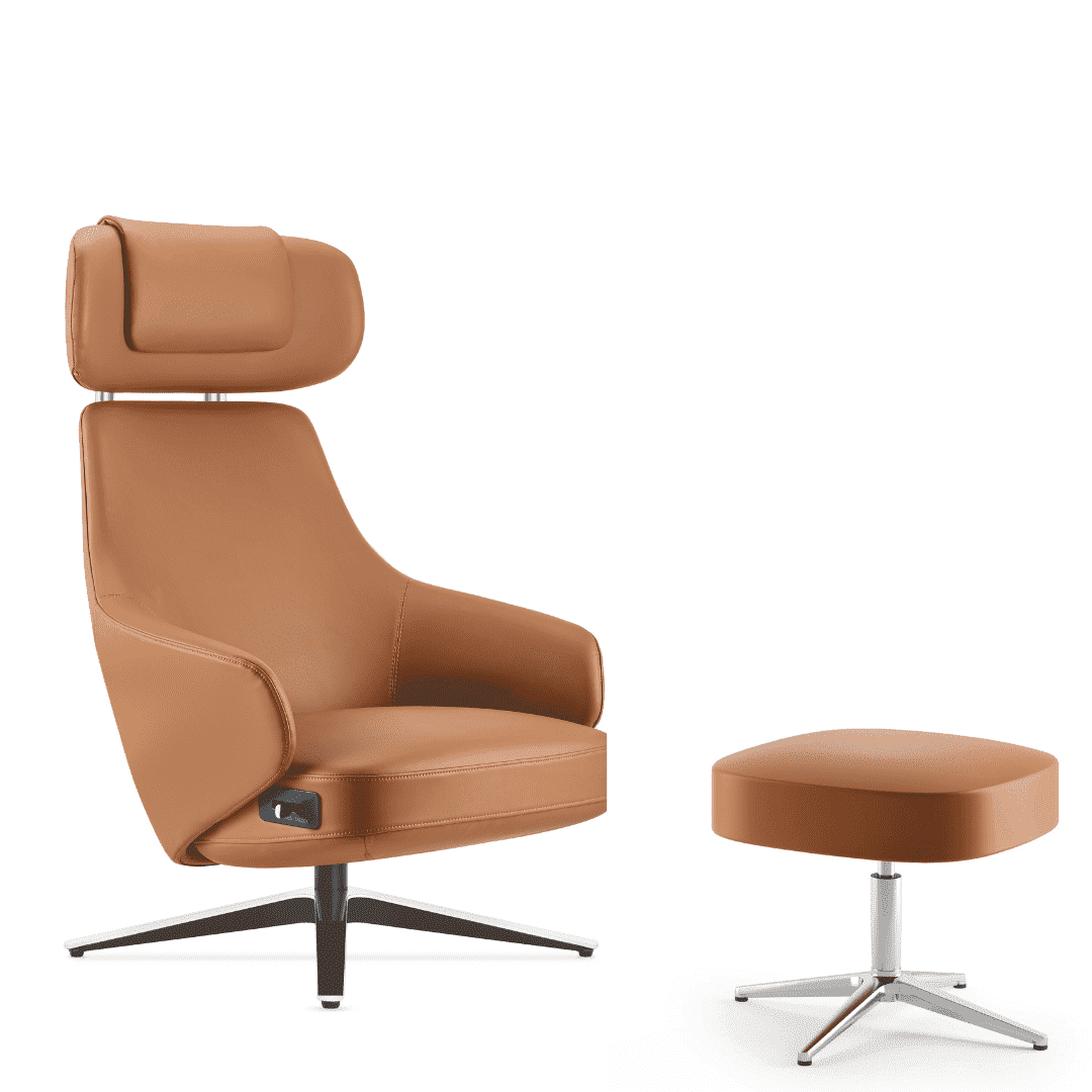 Buy cheap Executive Recliner Chair PU Leather Ergonomic High Back Lounge Seating DOHA product