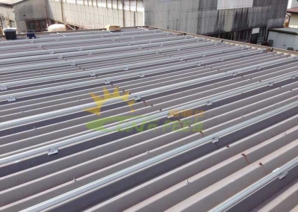 Buy cheap AL6005-T5 Ballasted Solar Racking Systems , Metal Roof Solar Mounting Systems from wholesalers