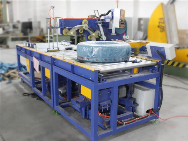 Buy cheap Horizontal Tire Packing Machine Online Operation GW600 PLC Control 20-90r/Min Ring Speed from wholesalers