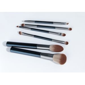 Naturally Function Corn Fiber Makeup Powder Brush With Glitter Birch Wooden