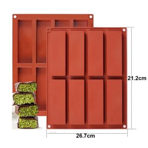 MHC Chocolate Bar Molds Silicone Deep 3d Silicone Love Chocolate Bar Mold