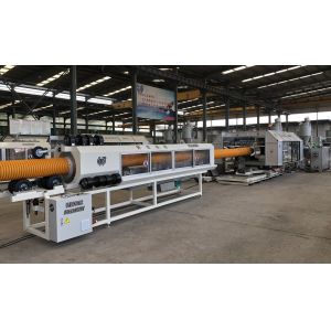Buy cheap Easy Operation PP PE Corrugated Duct Pipe machine Plastic Corrugated pipe product