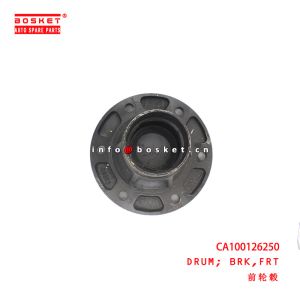 Buy cheap CA100126250 Front Brake Drum for ISUZU JMC EC7 from wholesalers