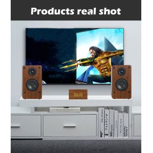 Buy cheap Multimedia Wood Bookshelf Speakers , Wireless Mini Hifi Bluetooth Speakers from wholesalers