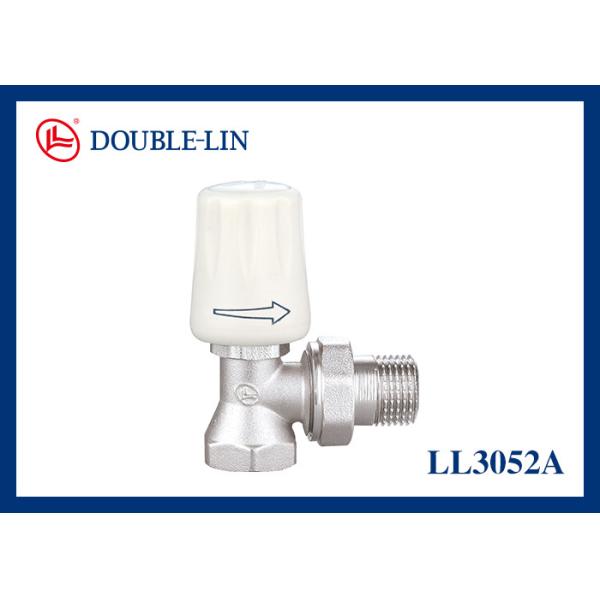 Buy cheap ISO228 Thread 3/4" Brass Angled Radiator Valves from wholesalers