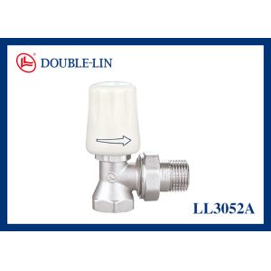 Buy cheap ISO228 Thread 3/4" Brass Angled Radiator Valves from wholesalers
