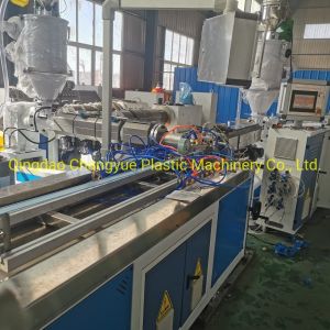 Buy cheap Plastic Profile Extrusion Machine For PVC Tag Holder / Tag Profile Making With 4m Calibration Table Length from wholesalers