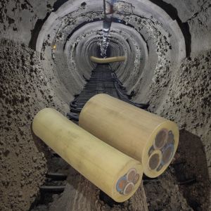 Heavy Duty Rubber Sheath Yellow Mining Cable For Underground Coal Mine