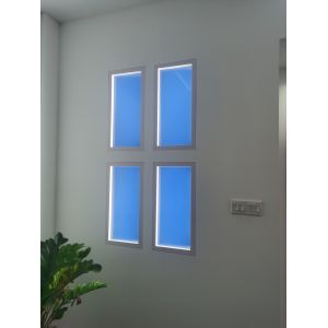 High Power 2ft LED Skylight Panel 150W AC100-240V Mesh 5.0 And DALI Control