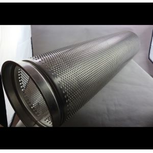 Buy cheap Thickness 20-50 MM Perforated Exhaust Pipe Galvanized Steel Custom Length from wholesalers