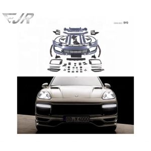 China Porsche Cayenne 2018-2021 9y0 Body Kit Turbo Tkt Style Front Bumper Rear Diffuser Kit on sale