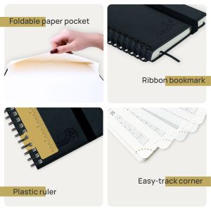 PU Softbound ECO Friendly Academic Planner 2023 2024 Medal Spiral