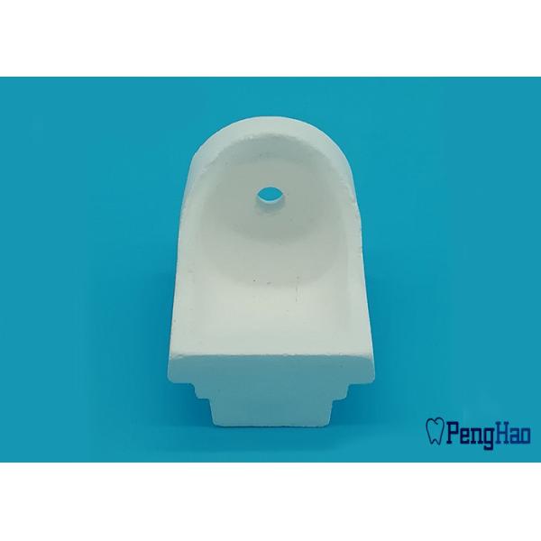 Quality White Kerr Type Dental Casting Cups Fused Silica Material For Lab Metal Casting for sale