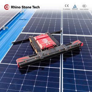 Buy cheap Maintenance Solution PV Array Photovoltaic Protection Crawler Device Teleoperated Tracked Solar Panel Cleaning Robot from wholesalers